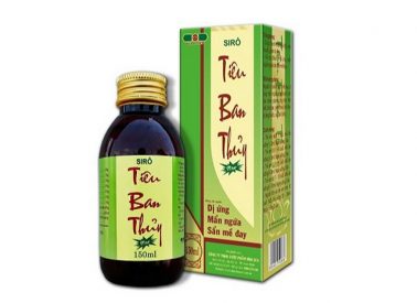 Thông tin về sản phẩm siro Tiêu Ban Thủy