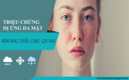 Triệu chứng dị ứng da mặt