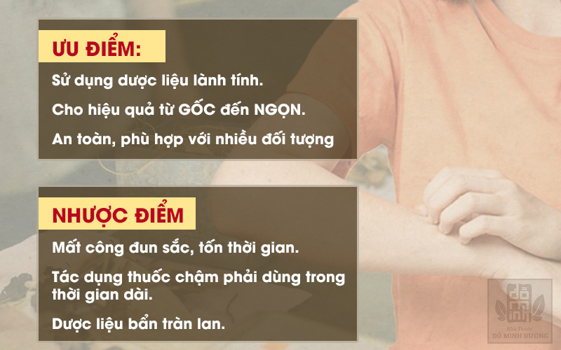 Ưu - nhược điểm thuốc đông y chữa nổi mề đay