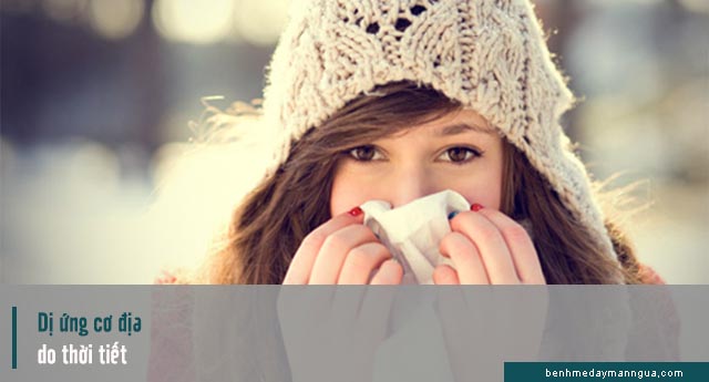 dị ứng cơ địa do thời tiết