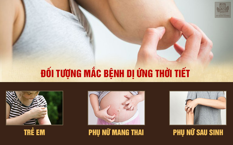 Đối tượng bị dị ứng thời tiết