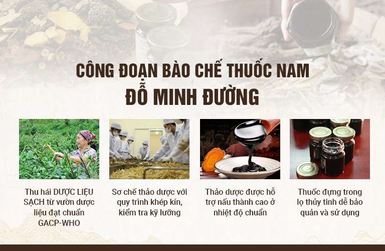 Quy trình bào chế thuốc Nam của Đỗ Minh Đường