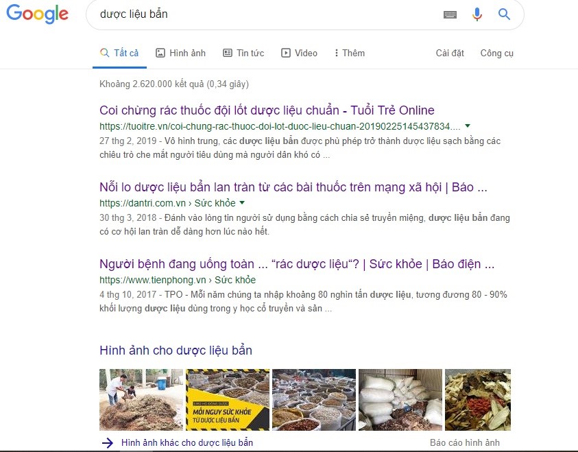 Vấn nạn dược liệu bẩn tràn lan ở nước ta